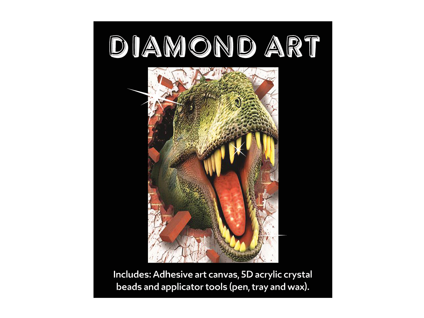 SCARY DINOSAUR Diamond Painting Kit